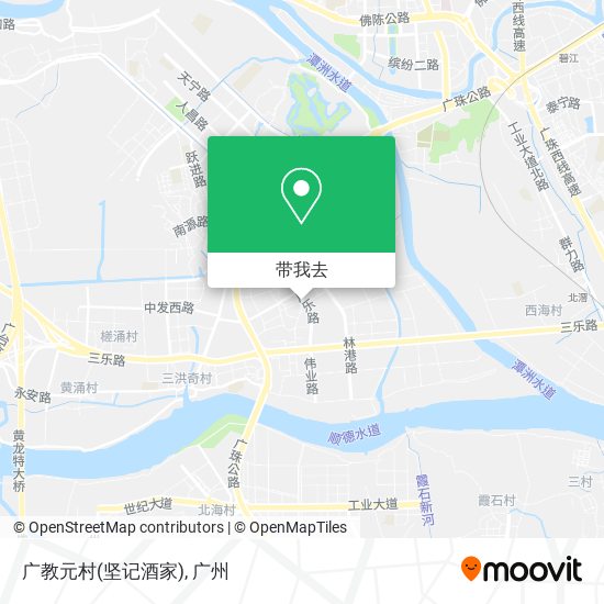 广教元村(坚记酒家)地图