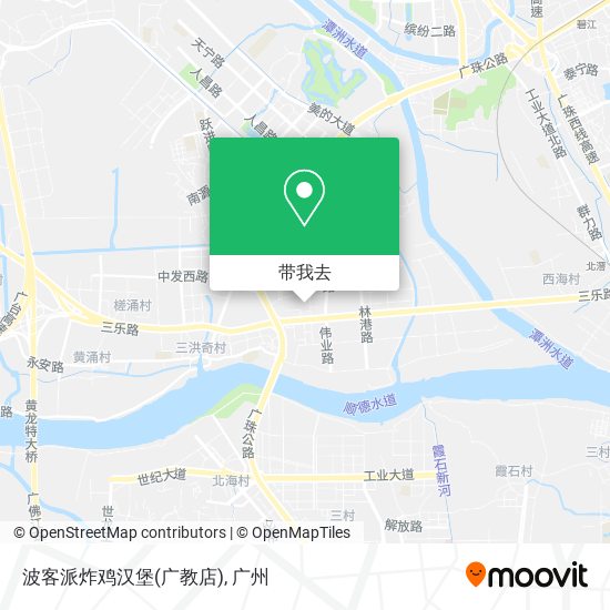 波客派炸鸡汉堡(广教店)地图