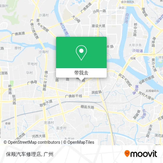 保顺汽车修理店地图