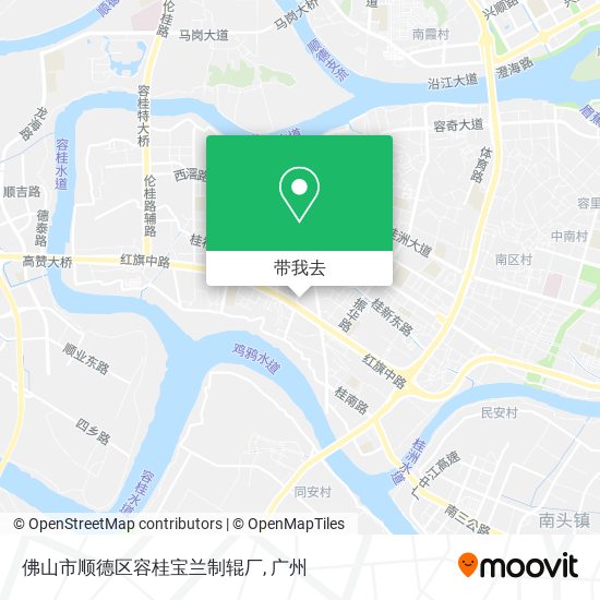 佛山市顺德区容桂宝兰制辊厂地图