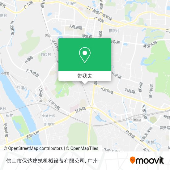 佛山市保达建筑机械设备有限公司地图
