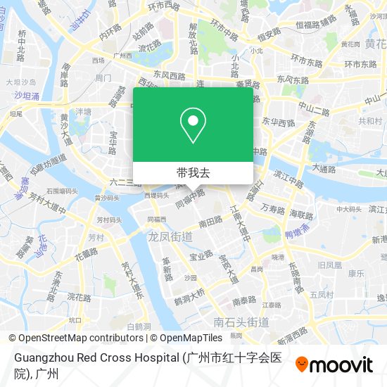 Guangzhou Red Cross Hospital (广州市红十字会医院)地图