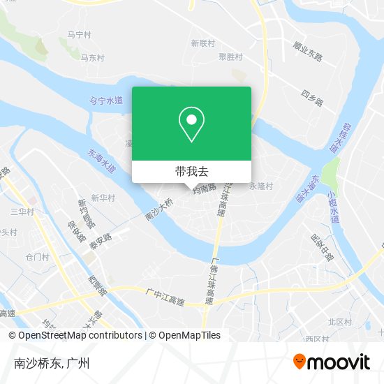 南沙桥东地图