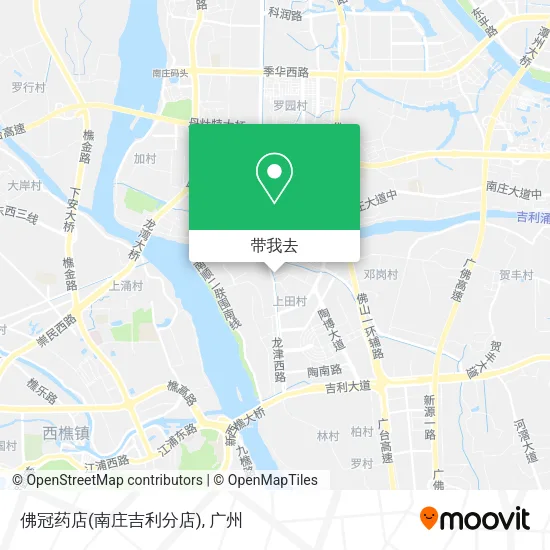 佛冠药店(南庄吉利分店)地图