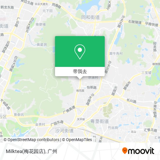Milktea(梅花园店)地图