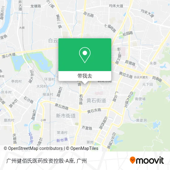 广州健佰氏医药投资控股-A座地图