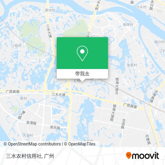 三水农村信用社地图