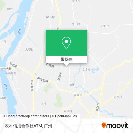 农村信用合作社ATM地图