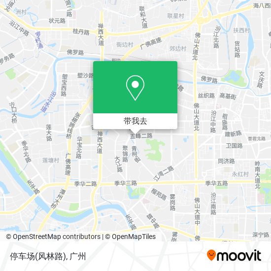 停车场(风林路)地图