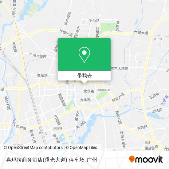 喜玛拉商务酒店(曙光大道)-停车场地图