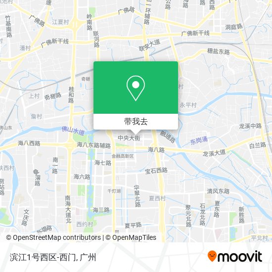 滨江1号西区-西门地图