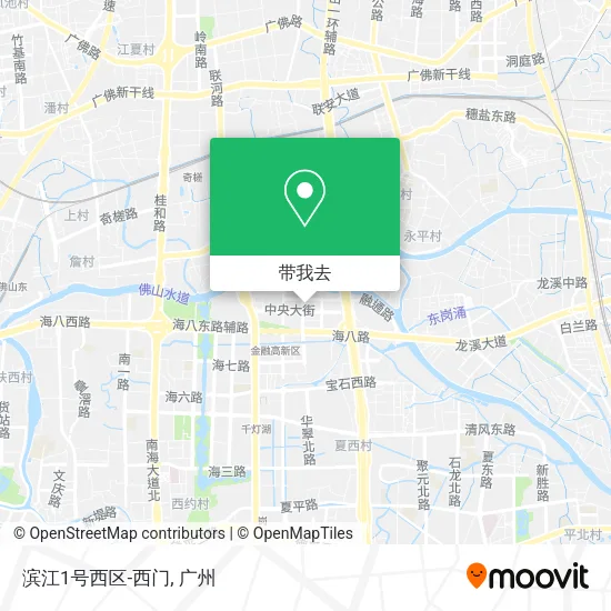 滨江1号西区-西门地图