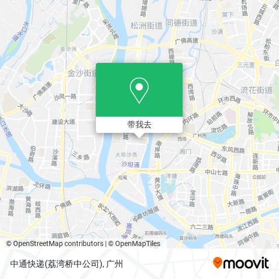 中通快递(荔湾桥中公司)地图
