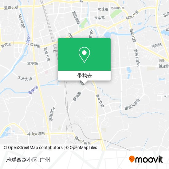 雅瑶西路小区地图