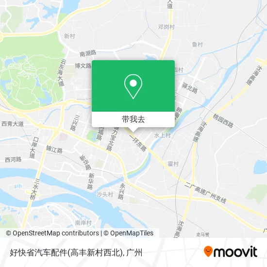 好快省汽车配件(高丰新村西北)地图