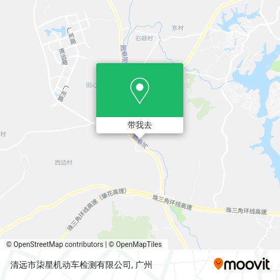 清远市柒星机动车检测有限公司地图