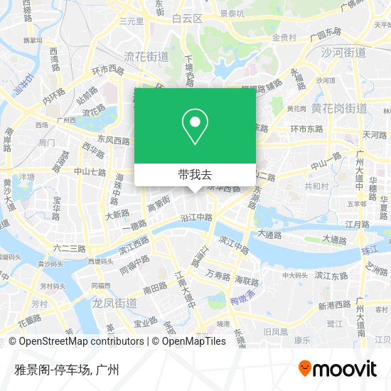 雅景阁-停车场地图