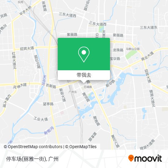 停车场(丽雅一街)地图