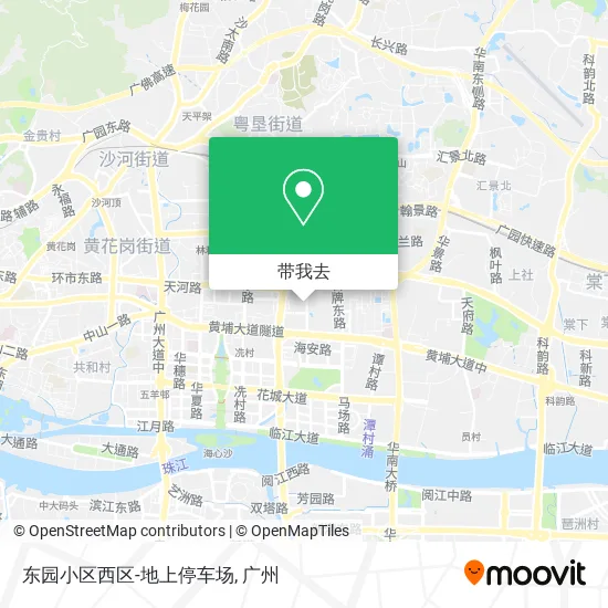 东园小区西区-地上停车场地图
