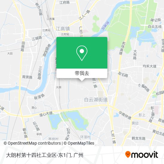 大朗村第十四社工业区-东1门地图