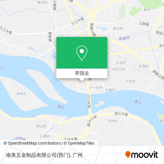 南美五金制品有限公司(西门)地图