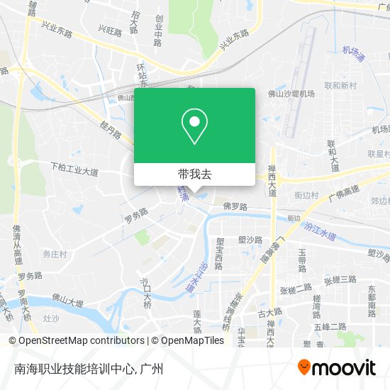 南海职业技能培训中心地图