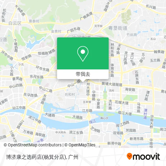 博济康之选药店(杨箕分店)地图