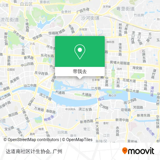 达道南社区计生协会地图