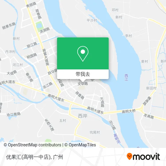 优果汇(高明一中店)地图