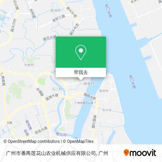 广州市番禺莲花山农业机械供应有限公司地图