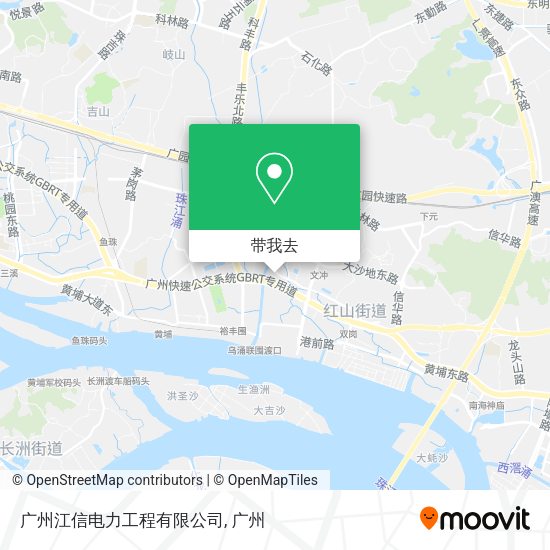 广州江信电力工程有限公司地图