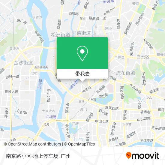 南京路小区-地上停车场地图