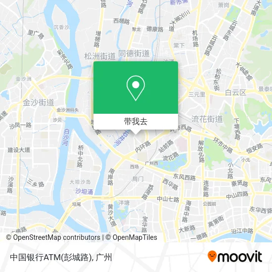 中国银行ATM(彭城路)地图