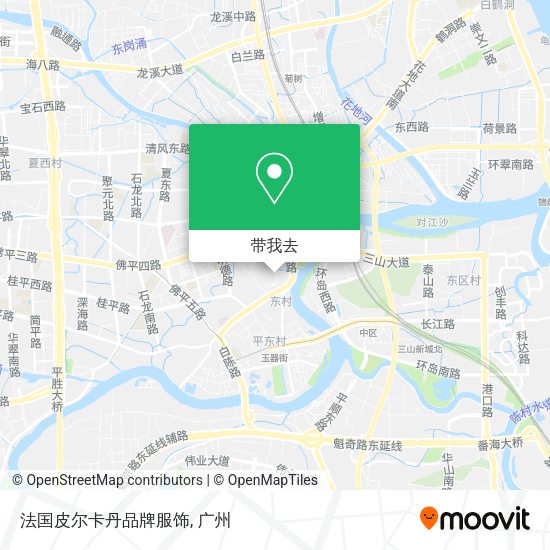 法国皮尔卡丹品牌服饰地图