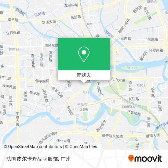 法国皮尔卡丹品牌服饰地图