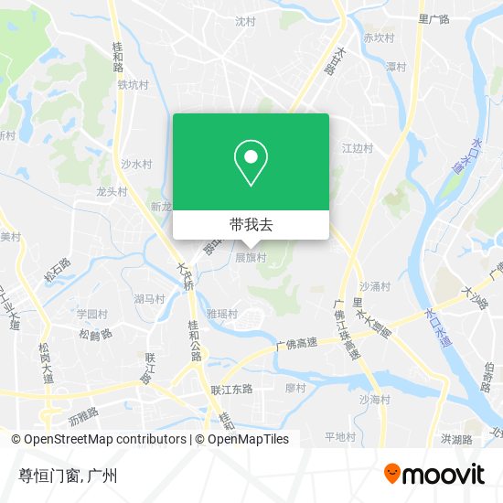 尊恒门窗地图