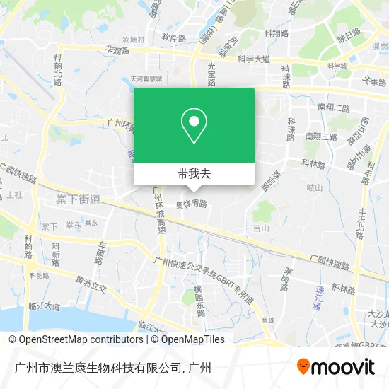 广州市澳兰康生物科技有限公司地图