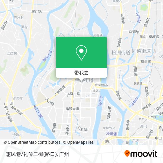 惠民巷/礼传二街(路口)地图