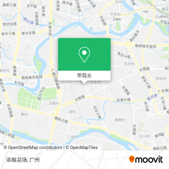添顺花场地图