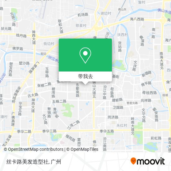 丝卡路美发造型社地图