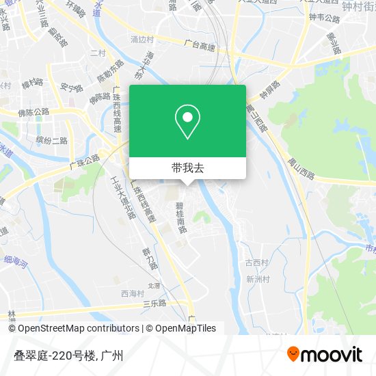 叠翠庭-220号楼地图