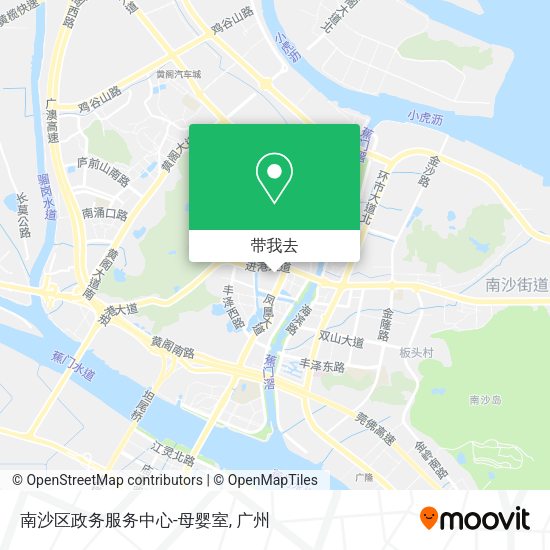 南沙区政务服务中心-母婴室地图
