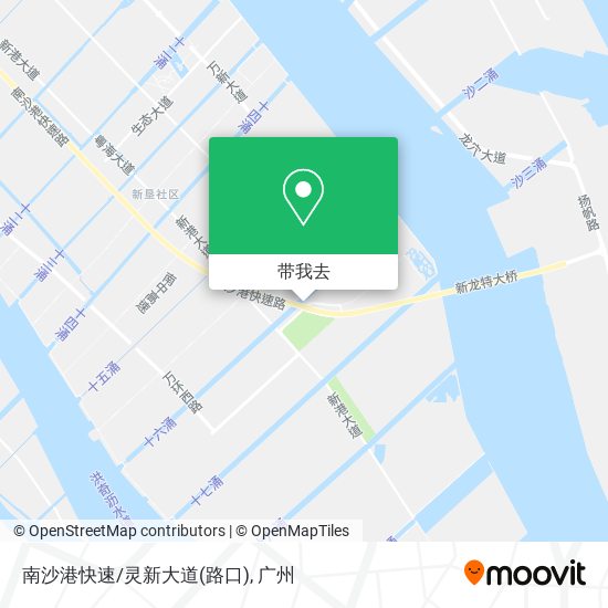 南沙港快速/灵新大道(路口)地图