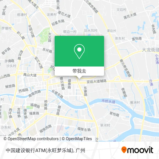 中国建设银行ATM(永旺梦乐城)地图