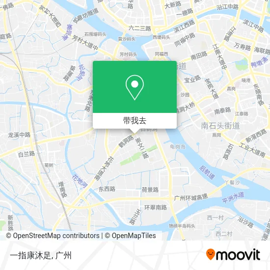 一指康沐足地图