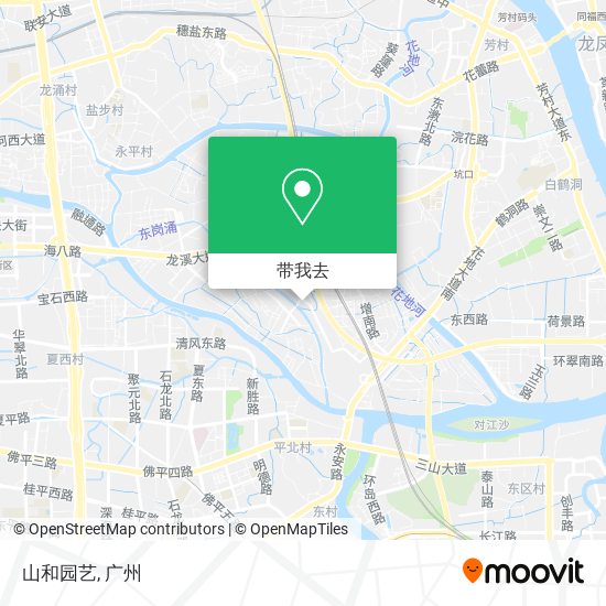 山和园艺地图