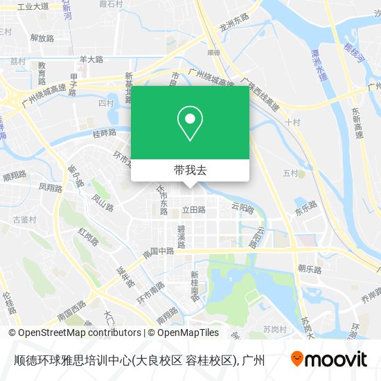顺德环球雅思培训中心(大良校区 容桂校区)地图