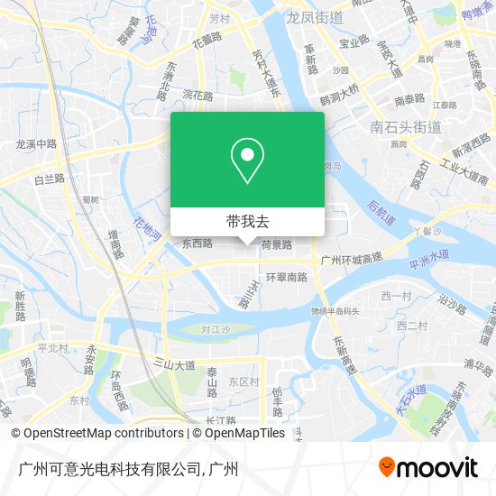 广州可意光电科技有限公司地图