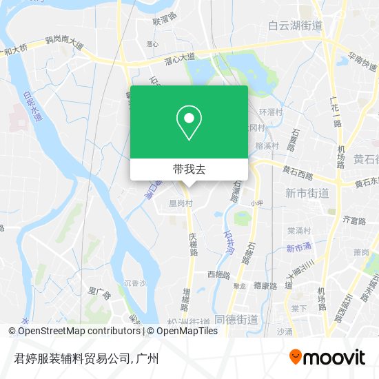 君婷服装辅料贸易公司地图