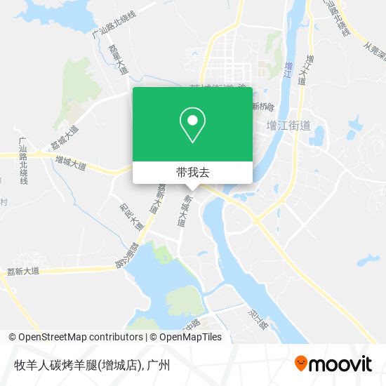 牧羊人碳烤羊腿(增城店)地图